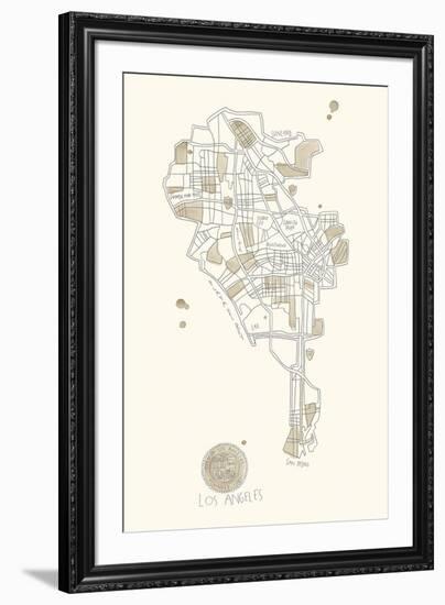 Urban Sprawl - LA-Kristine Hegre-Framed Giclee Print