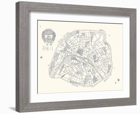 Urban Sprawl - Paris-Kristine Hegre-Framed Giclee Print