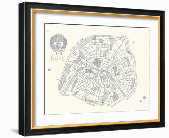 Urban Sprawl - Paris-Kristine Hegre-Framed Giclee Print