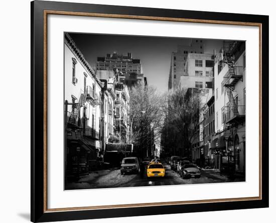 Urban Street Scene of Manhattan in Winter-Philippe Hugonnard-Framed Photographic Print