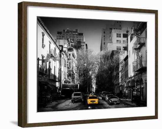 Urban Street Scene of Manhattan in Winter-Philippe Hugonnard-Framed Photographic Print