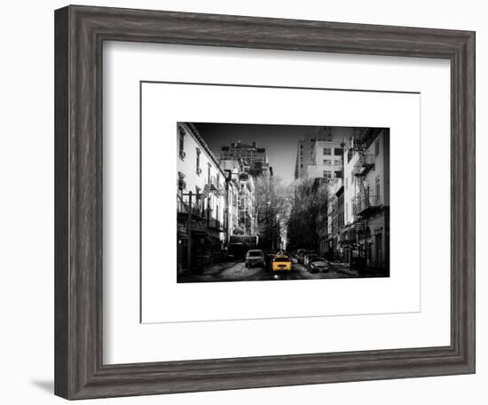 Urban Street Scene of Manhattan in Winter-Philippe Hugonnard-Framed Art Print