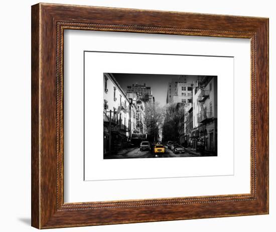 Urban Street Scene of Manhattan in Winter-Philippe Hugonnard-Framed Art Print