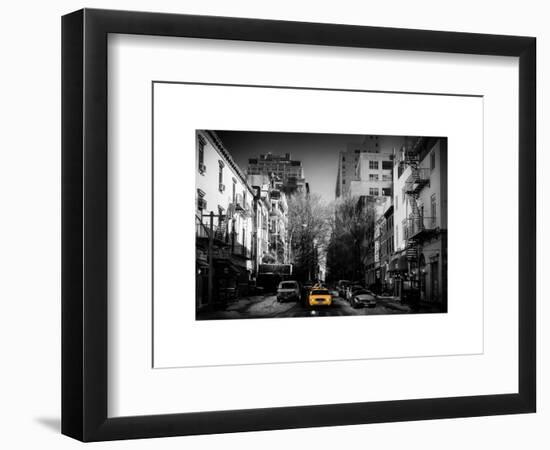 Urban Street Scene of Manhattan in Winter-Philippe Hugonnard-Framed Art Print