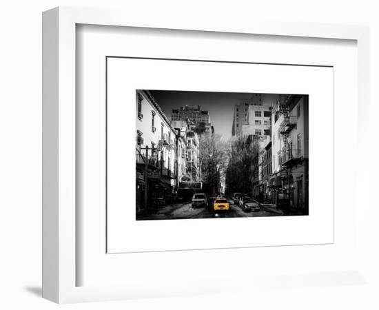 Urban Street Scene of Manhattan in Winter-Philippe Hugonnard-Framed Art Print