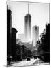 Urban Street Scene with the One World Trade Center (1WTC) in Winter-Philippe Hugonnard-Mounted Photographic Print