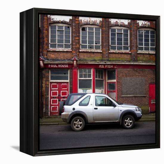 Urban Street View in England-Craig Roberts-Framed Premier Image Canvas