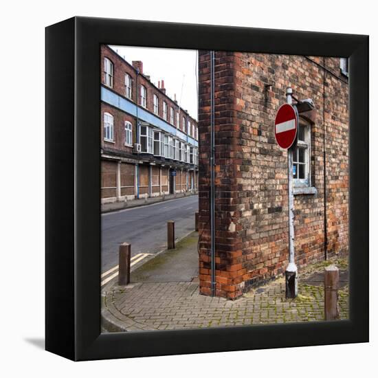 Urban Street View in England-Craig Roberts-Framed Premier Image Canvas