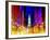 Urban Stretch Series - City Hall and Avenue of the Arts by Night - Philadelphia - Pennsylvania-Philippe Hugonnard-Framed Photographic Print