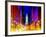 Urban Stretch Series - City Hall and Avenue of the Arts by Night - Philadelphia - Pennsylvania-Philippe Hugonnard-Framed Photographic Print