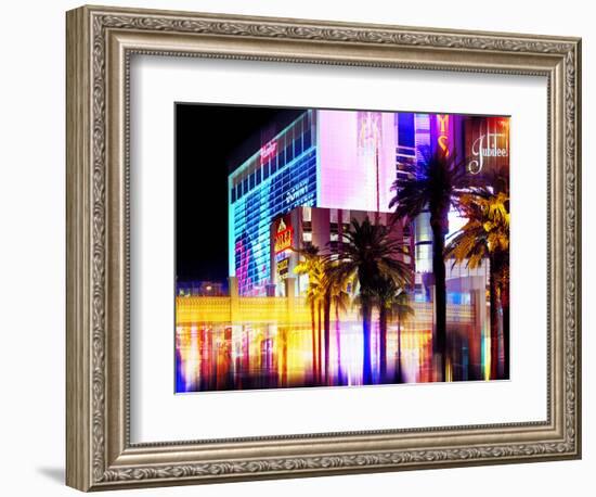 Urban Stretch Series, Fine Art, Strip, Casino, Las Vegas, Nevada, United States-Philippe Hugonnard-Framed Photographic Print