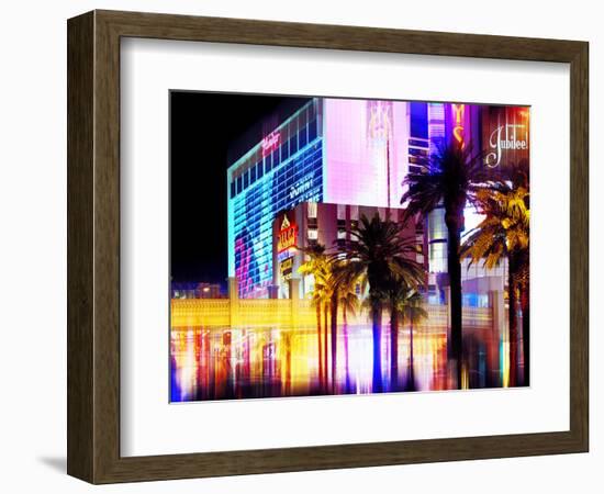 Urban Stretch Series, Fine Art, Strip, Casino, Las Vegas, Nevada, United States-Philippe Hugonnard-Framed Photographic Print