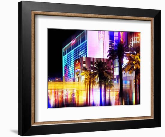 Urban Stretch Series, Fine Art, Strip, Casino, Las Vegas, Nevada, United States-Philippe Hugonnard-Framed Photographic Print