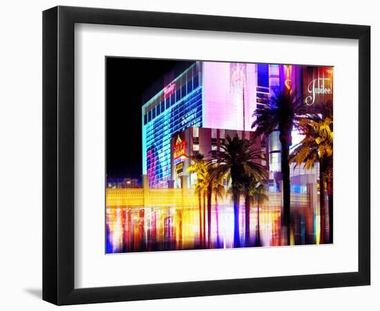 Urban Stretch Series, Fine Art, Strip, Casino, Las Vegas, Nevada, United States-Philippe Hugonnard-Framed Photographic Print