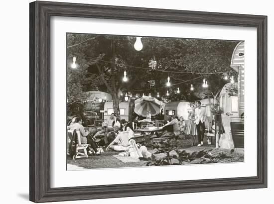 Urban-Style Camping-null-Framed Art Print