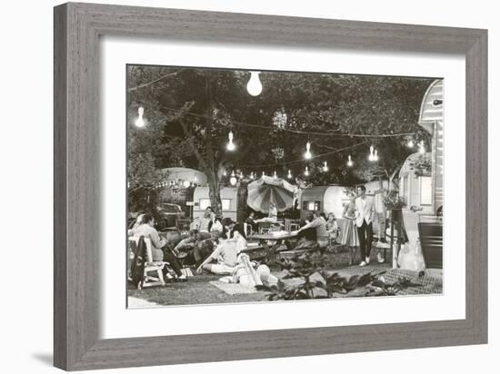 Urban-Style Camping-null-Framed Art Print