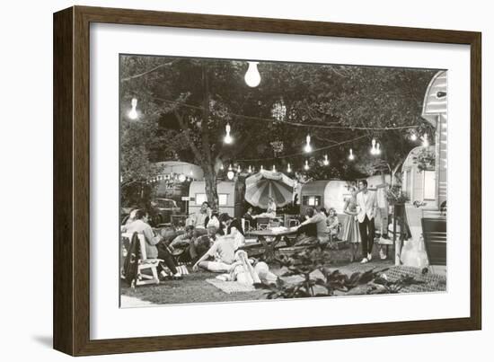 Urban-Style Camping-null-Framed Art Print