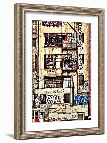 Urban Tags I-Honey Malek-Framed Art Print