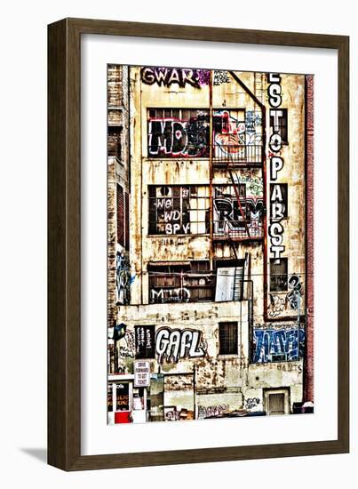 Urban Tags I-Honey Malek-Framed Art Print