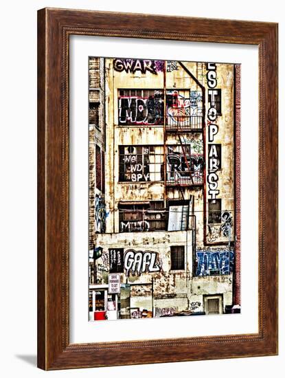 Urban Tags I-Honey Malek-Framed Art Print