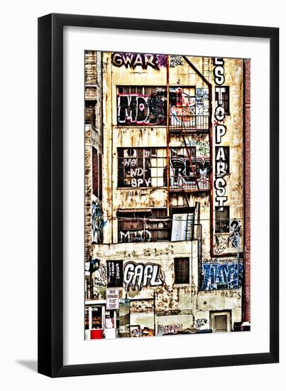 Urban Tags I-Honey Malek-Framed Art Print