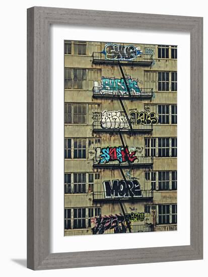 Urban Tags II-Honey Malek-Framed Art Print