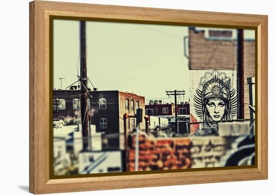 Urban Tags III-Honey Malek-Framed Stretched Canvas