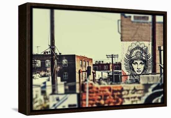 Urban Tags III-Honey Malek-Framed Stretched Canvas