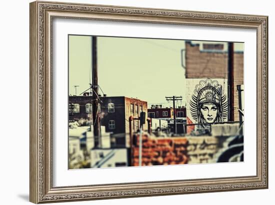 Urban Tags III-Honey Malek-Framed Premium Giclee Print