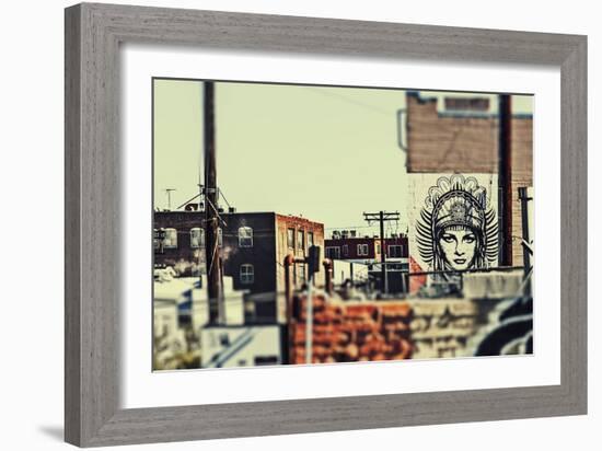 Urban Tags III-Honey Malek-Framed Premium Giclee Print