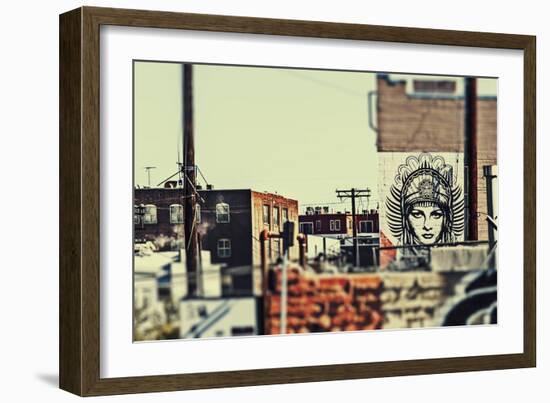 Urban Tags III-Honey Malek-Framed Premium Giclee Print