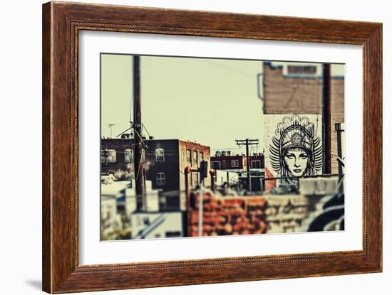 Urban Tags III-Honey Malek-Framed Premium Giclee Print