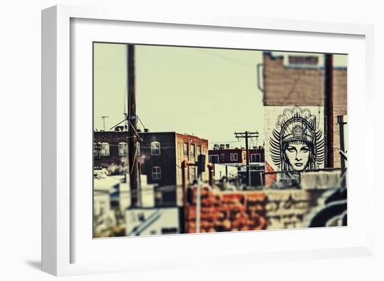 Urban Tags III-Honey Malek-Framed Premium Giclee Print