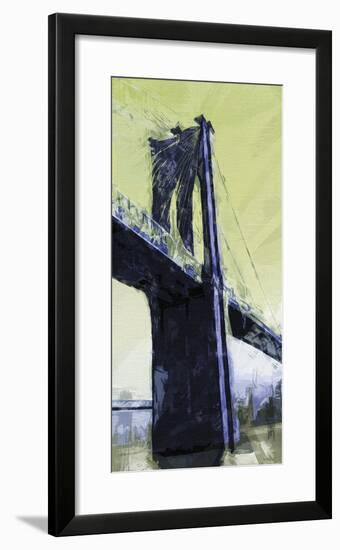 Urban Vertical Crossing-Malcolm Sanders-Framed Giclee Print