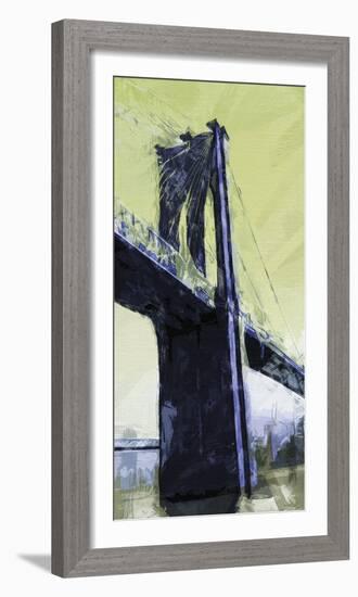 Urban Vertical Crossing-Malcolm Sanders-Framed Giclee Print