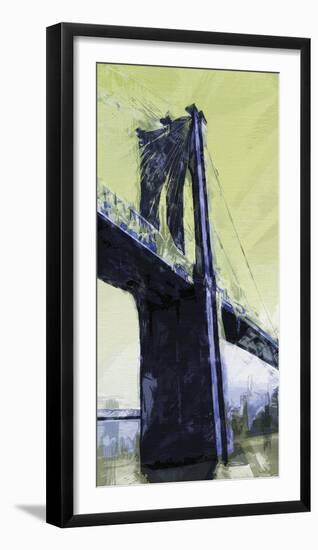 Urban Vertical Crossing-Malcolm Sanders-Framed Giclee Print