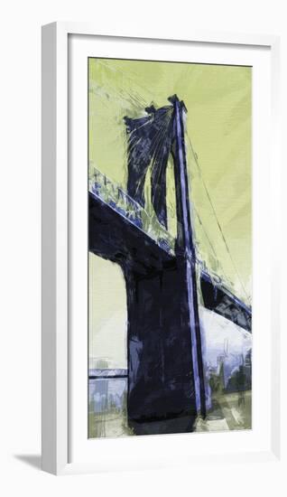 Urban Vertical Crossing-Malcolm Sanders-Framed Giclee Print