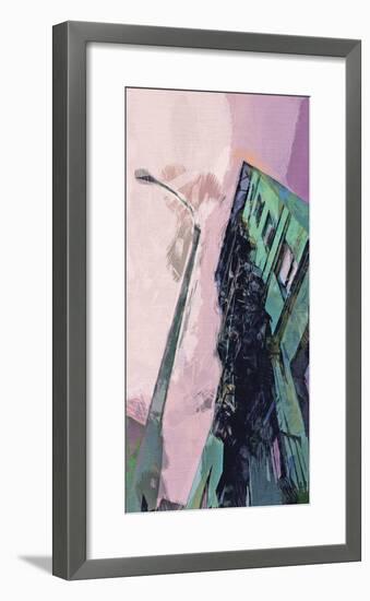 Urban Vertical Downtown-Malcolm Sanders-Framed Giclee Print