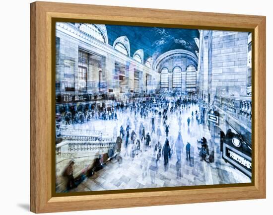 Urban Vibrations Series, Fine Art, Grand Central Terminal, Manhattan, New York City, United States-Philippe Hugonnard-Framed Premier Image Canvas