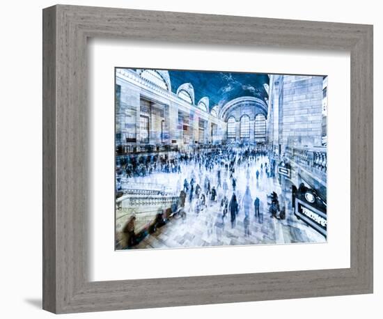 Urban Vibrations Series, Fine Art, Grand Central Terminal, Manhattan, New York City, United States-Philippe Hugonnard-Framed Photographic Print