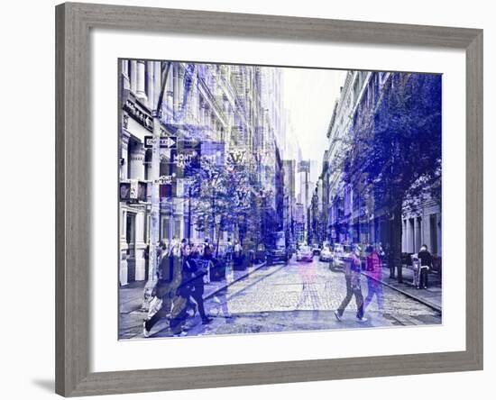 Urban Vibrations Series, Fine Art, Soho, Manhattan, New York City, United States-Philippe Hugonnard-Framed Photographic Print