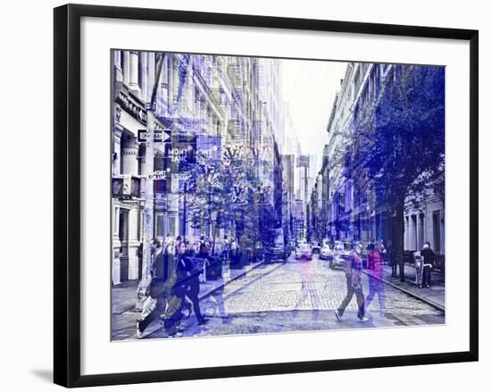 Urban Vibrations Series, Fine Art, Soho, Manhattan, New York City, United States-Philippe Hugonnard-Framed Photographic Print