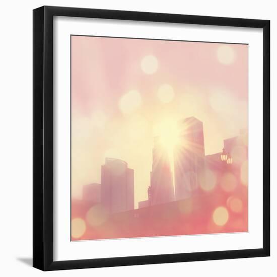 Urban View in Summer-Myan Soffia-Framed Photographic Print