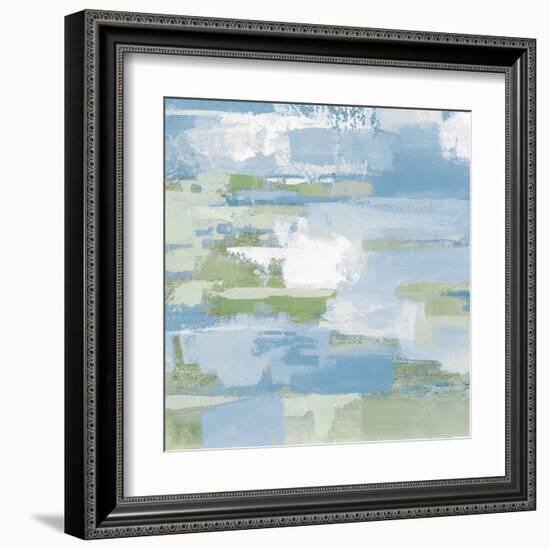 Urban Walkway III Blue and Green-Silvia Vassileva-Framed Art Print