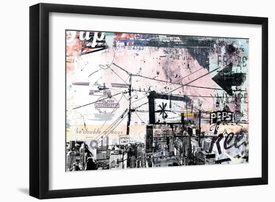 Urbanise, 2016 (Collage on Canvas)-Teis Albers-Framed Giclee Print