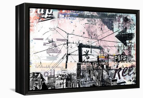 Urbanise, 2016 (Collage on Canvas)-Teis Albers-Framed Premier Image Canvas