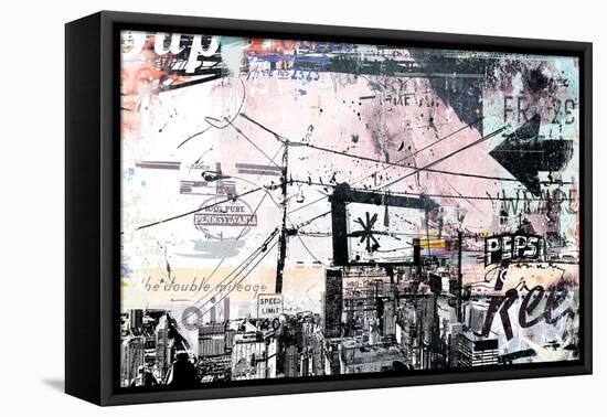 Urbanise, 2016 (Collage on Canvas)-Teis Albers-Framed Premier Image Canvas