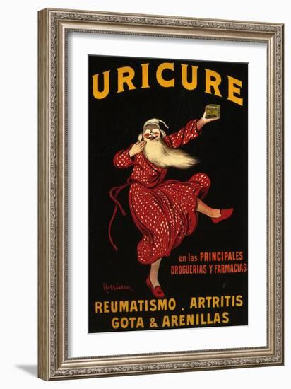 Uricure For Arthritis & Rheumatism-Capiello-Framed Art Print