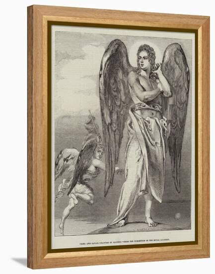 Uriel and Satan-Benjamin Robert Haydon-Framed Premier Image Canvas