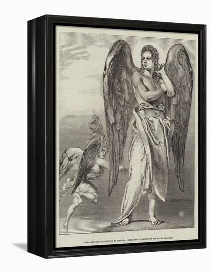 Uriel and Satan-Benjamin Robert Haydon-Framed Premier Image Canvas